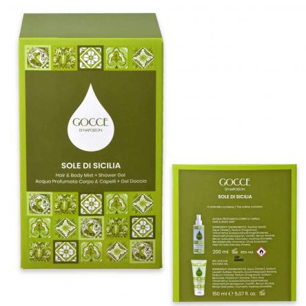 Gocce sole di sicilia hair & body mist 250 ml + shower gel 150 ml