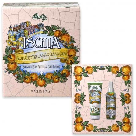 Rudy maioliche set ischia body mist 150 ml + crema corpo 200 ml