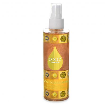 Gocce di napoleon acqua corpo 200 ml gocce di sole amber glitter