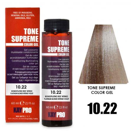 Colorglaze tone supreme 10.22 blonde intense violet 60 ml