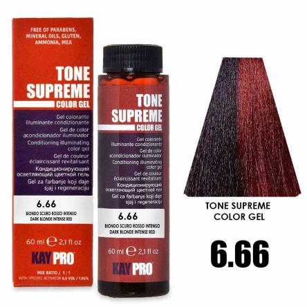 Colorglaze tone supreme 6.66 dark blonde intense red 60 ml