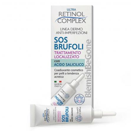 Retinol complex trattamento localizzato sos-brufoli in tubo oftalmico da 15ml