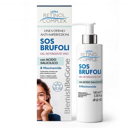 Retinol complex gel detergente viso sos-brufoli con acido salicilico & niacinamide 100 ml