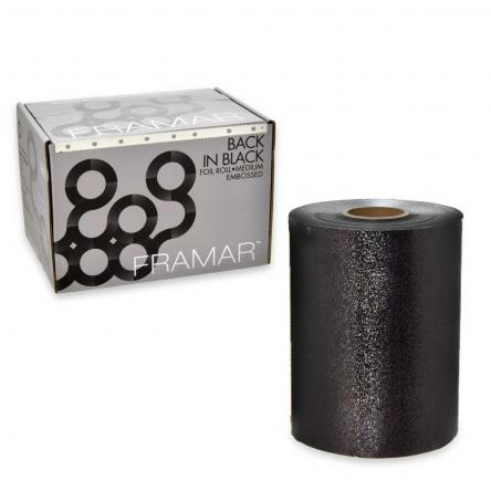 Framar embossed roll aluminium black 12,7 cm x 100,58 mt