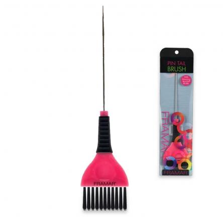 Framar color brush pin tail pink 1 pz