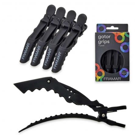 Framar gator grips black 4 pz