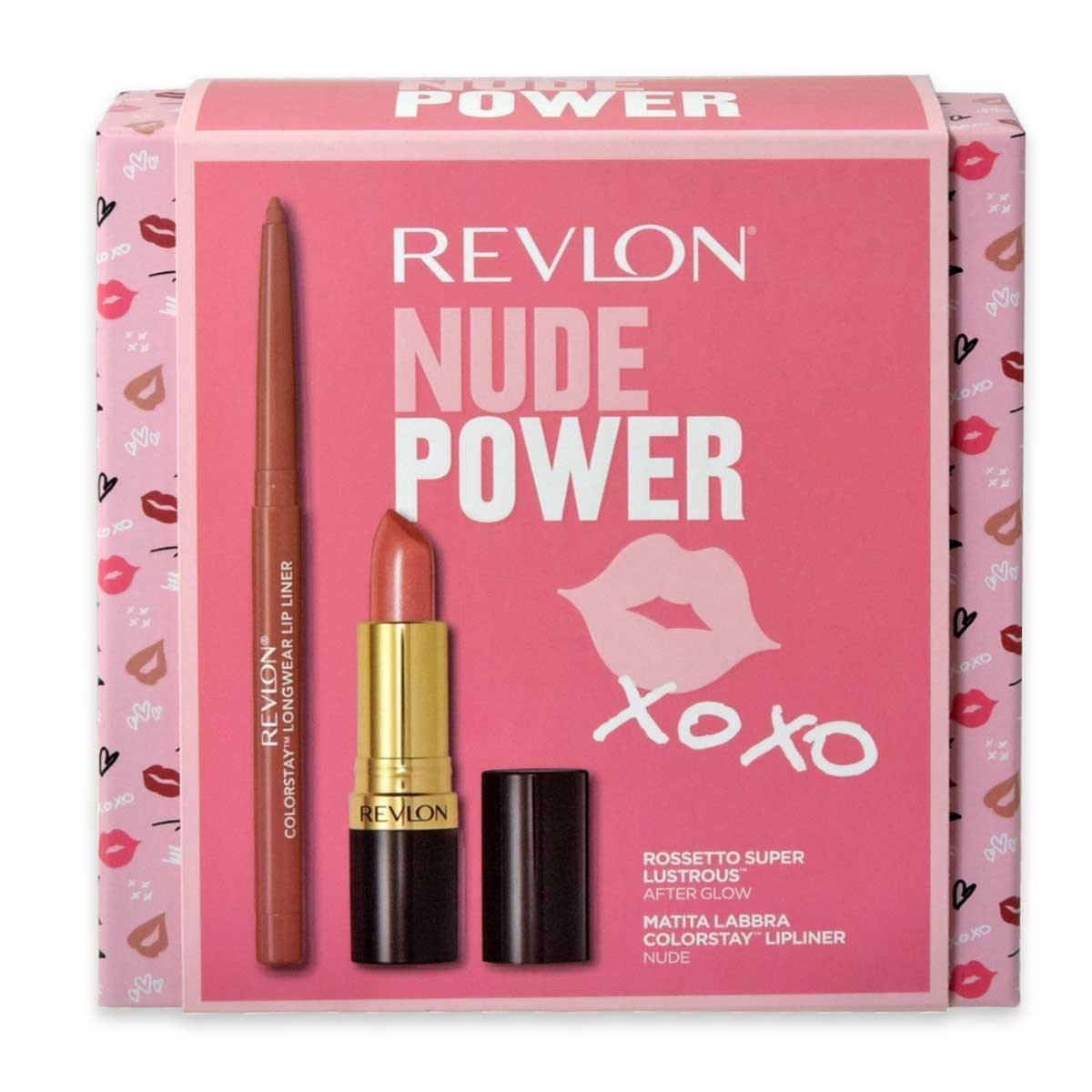 Revlon kit labbra sl lipstick & matita nude