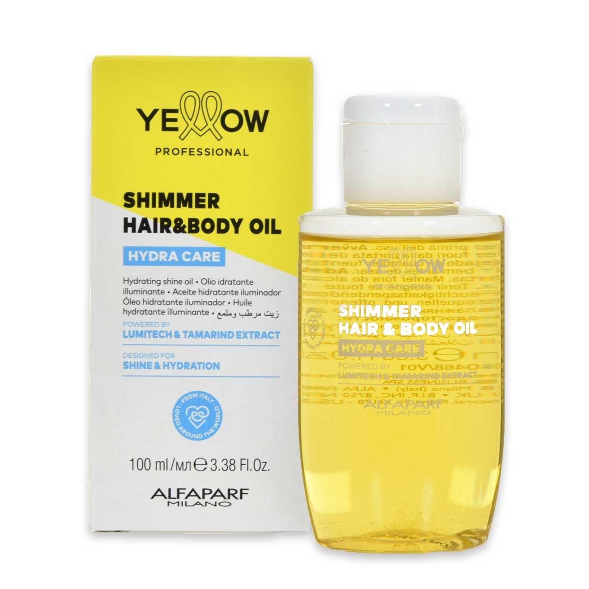 Alfaparf yellow hydra care hair&body oil 100 ml