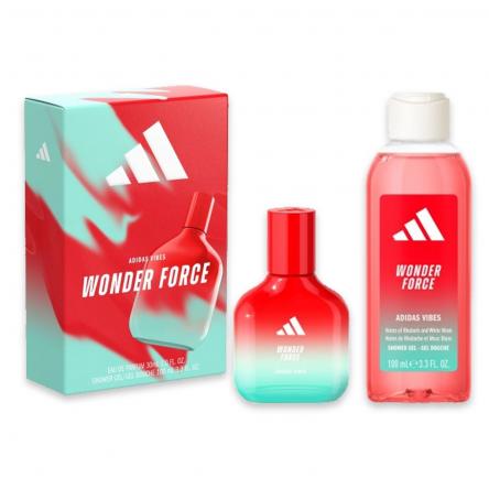 Adidas coffret vibes edp 30 ml + shower gel 100 ml wonder force
