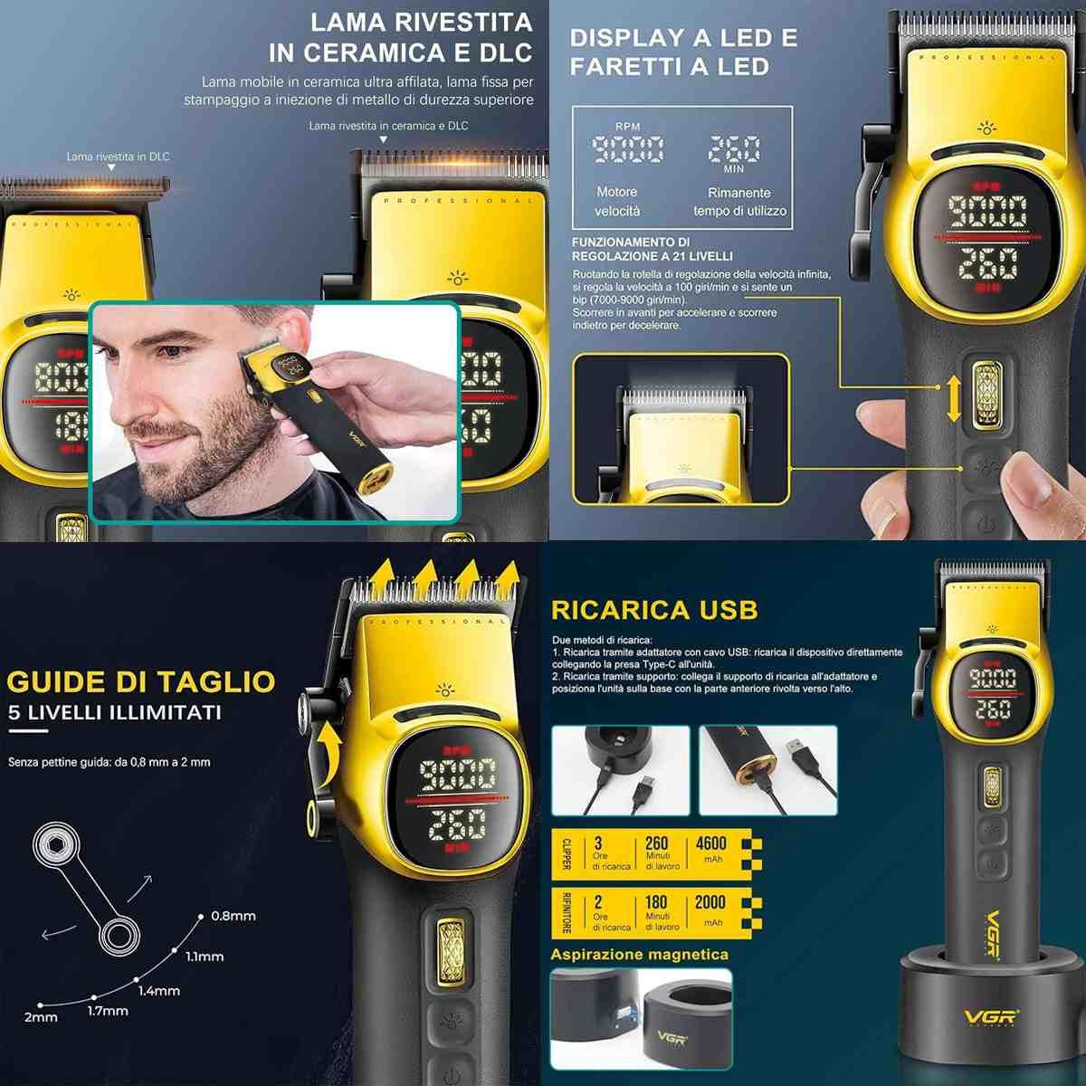 Vgr barber combo green