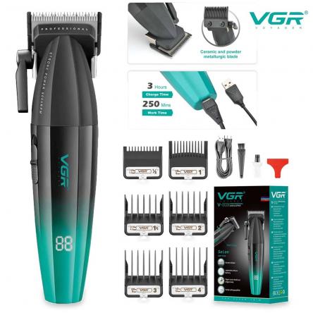 Vgr v-003 green professional hair trimmer tagliacapelli
