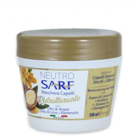 Neutro sarf balsamo capelli 500 ml argan, lino e pantenolo