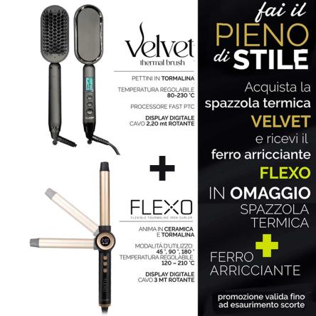 Hairon velvet termospazzola