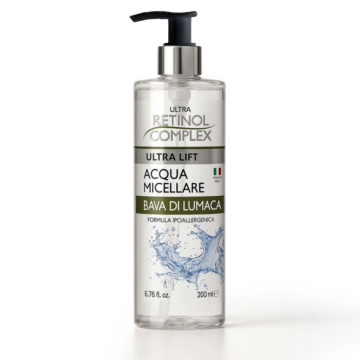 Retinol complex acqua micellare 200 ml bava di lumaca