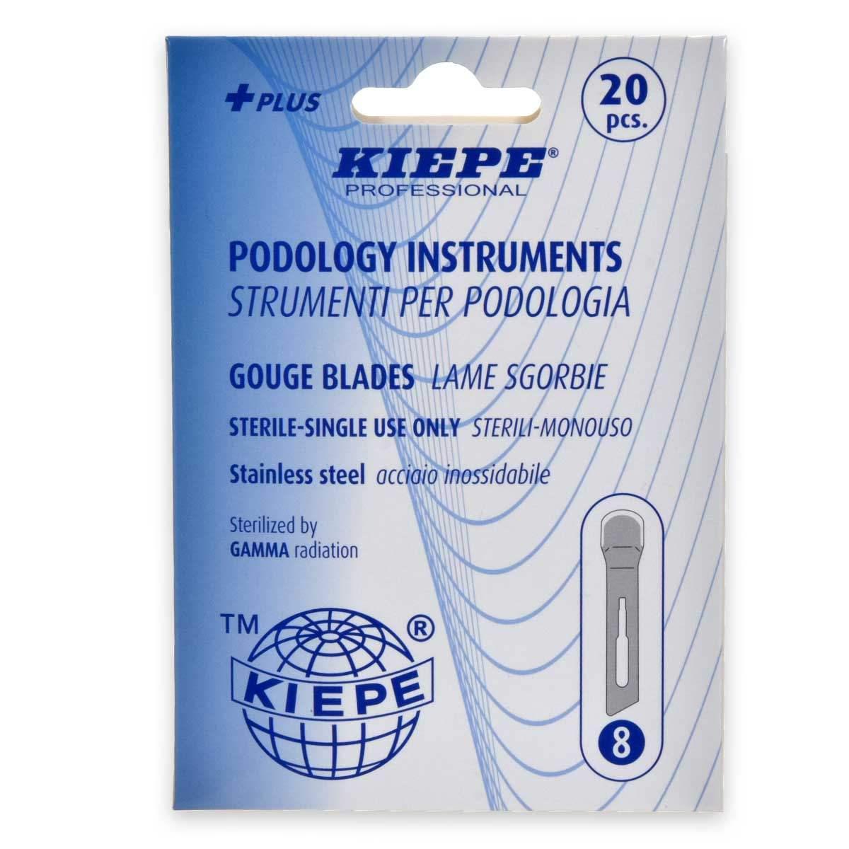 Kiepe lame sgorbie monouso 20 pezzi mis.8