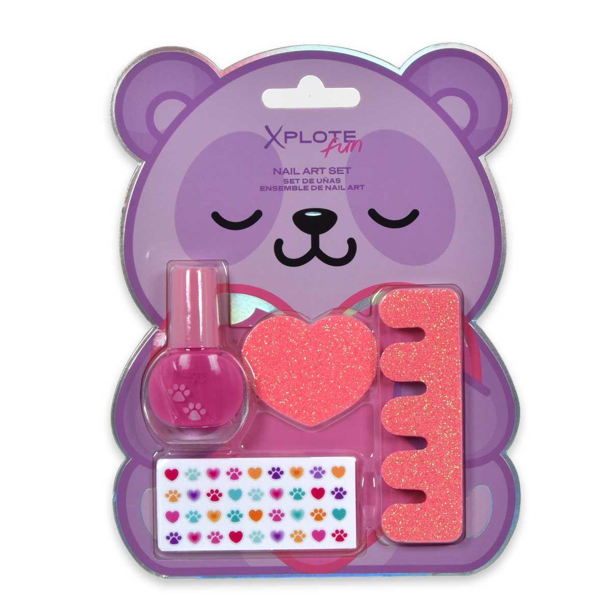 Xplote fun cute panda nail art set