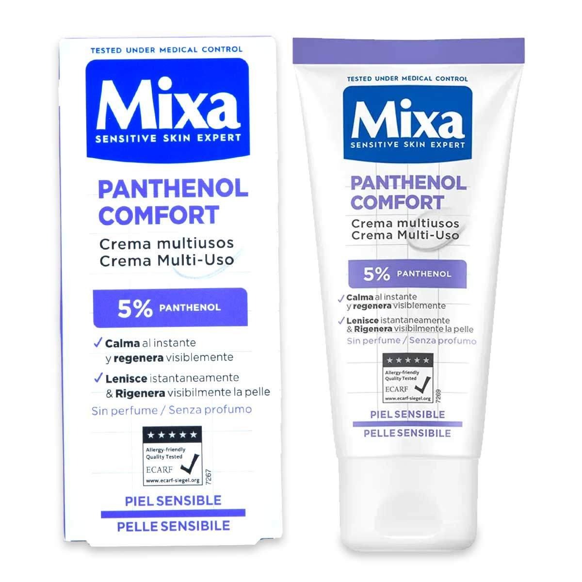 Mixa panthenol comfort crema multiuso calmante lenitiva pelli sensibili 50 ml