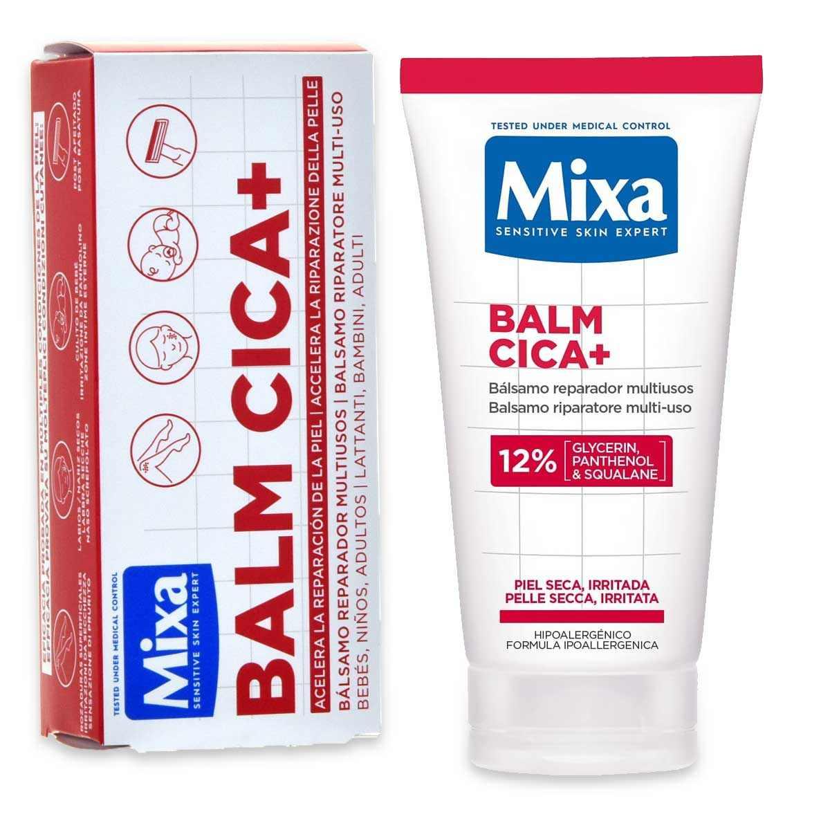 Mixa balm cica+ balsamo riparatore della pelle multiuso 50 ml