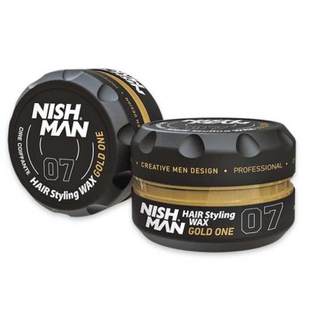 Nishman aqua hair styling  wax gold one 07 150 ml