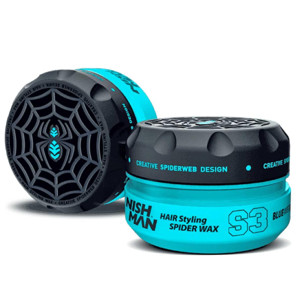 Nishman aqua hairstyling spider wax (blueweb)  s3 150 ml