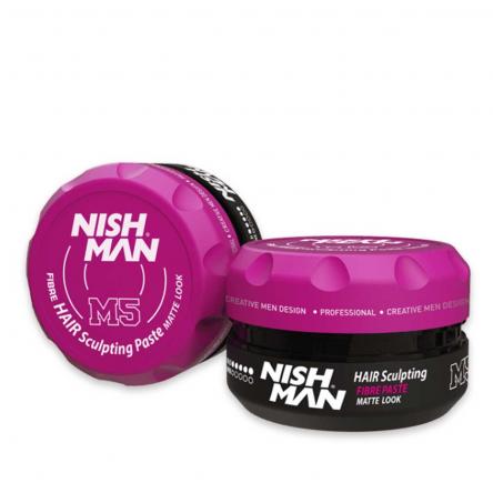 Nishman fibre hair sculpting  matte look wax m5 100 ml