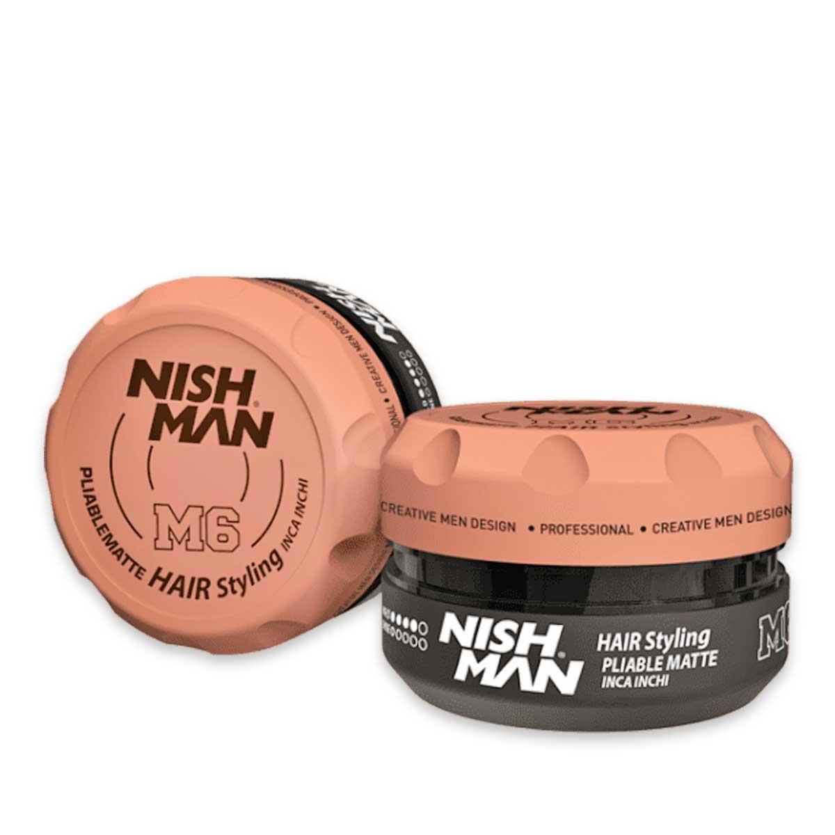 Nishman pliable  matte hair styling inca inchi m6 100 ml