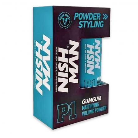 Nishman powder hair styling wax gumgum p1 20 gr
