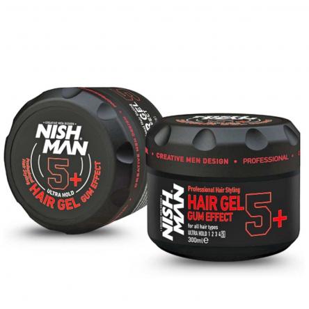 Nishman ultra hold hair styling gummy 5+ new 300 ml