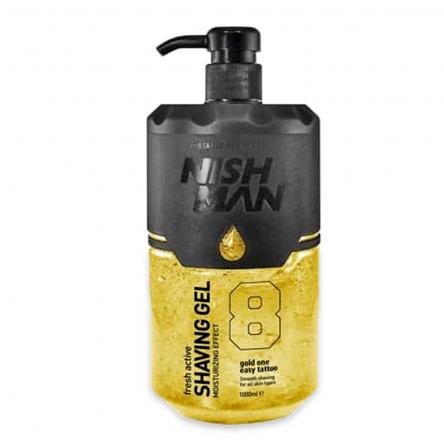 Nishman shaving gel 8 gold one easy tattoo 1000 ml