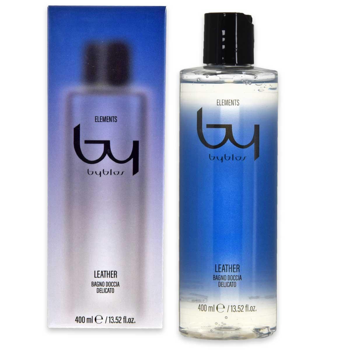 byblos Perfume-infused bath & shower gel 400 ml  leather- Elements