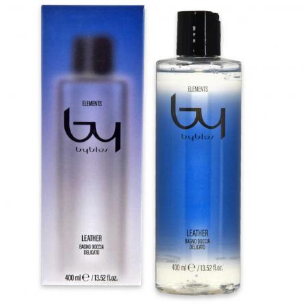 byblos Perfume-infused bath & shower gel 400 ml  leather- Elements