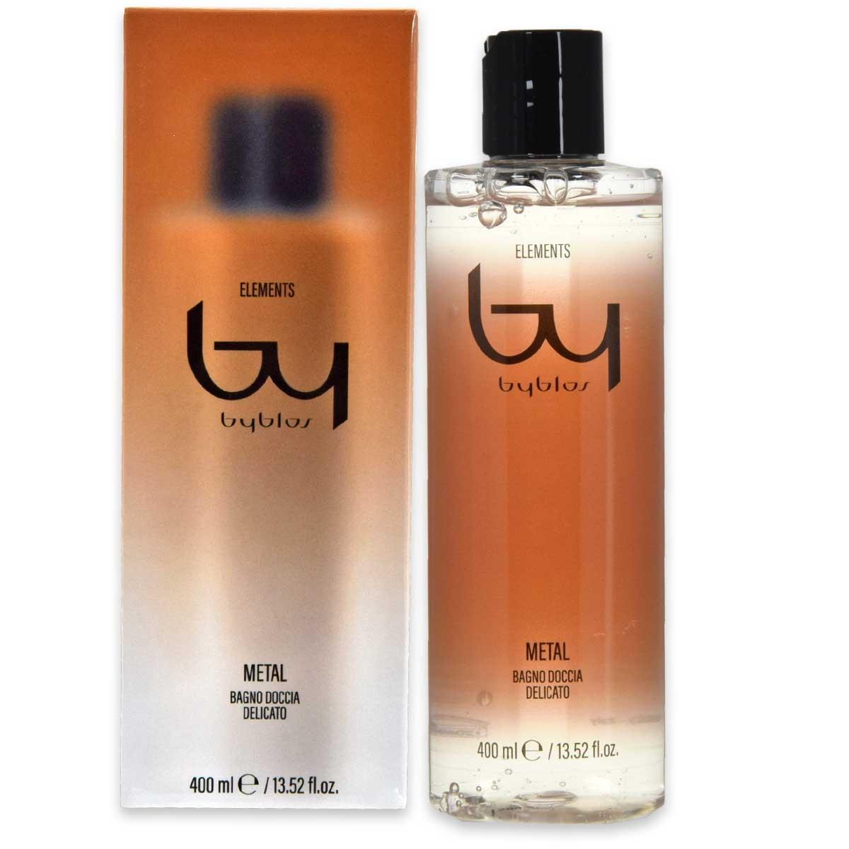 byblos Perfume-infused bath & shower gel 400 ml  metal- Elements