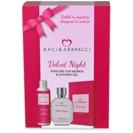 Baci & abbracci coffret edt 100 ml + bagnoschiuma 250 ml velvet night