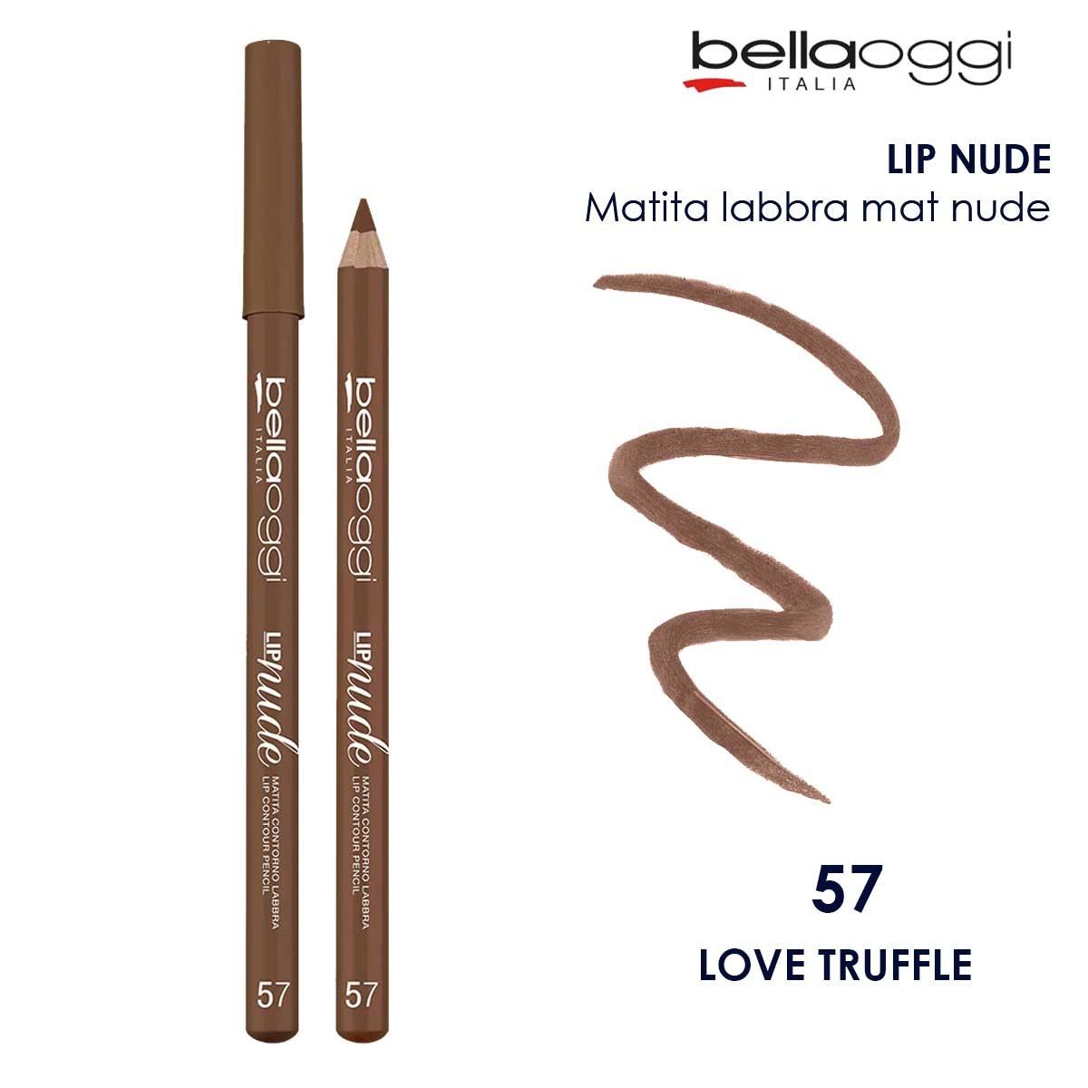 Bella oggi lip nude matita labbra mat nude love truffle