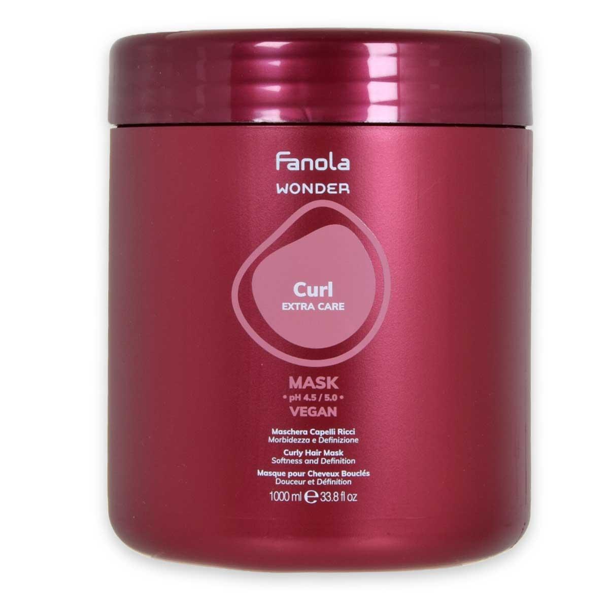 Fanola wonder curl maschera capelli ricci morbidezza e definizione 1000 ml