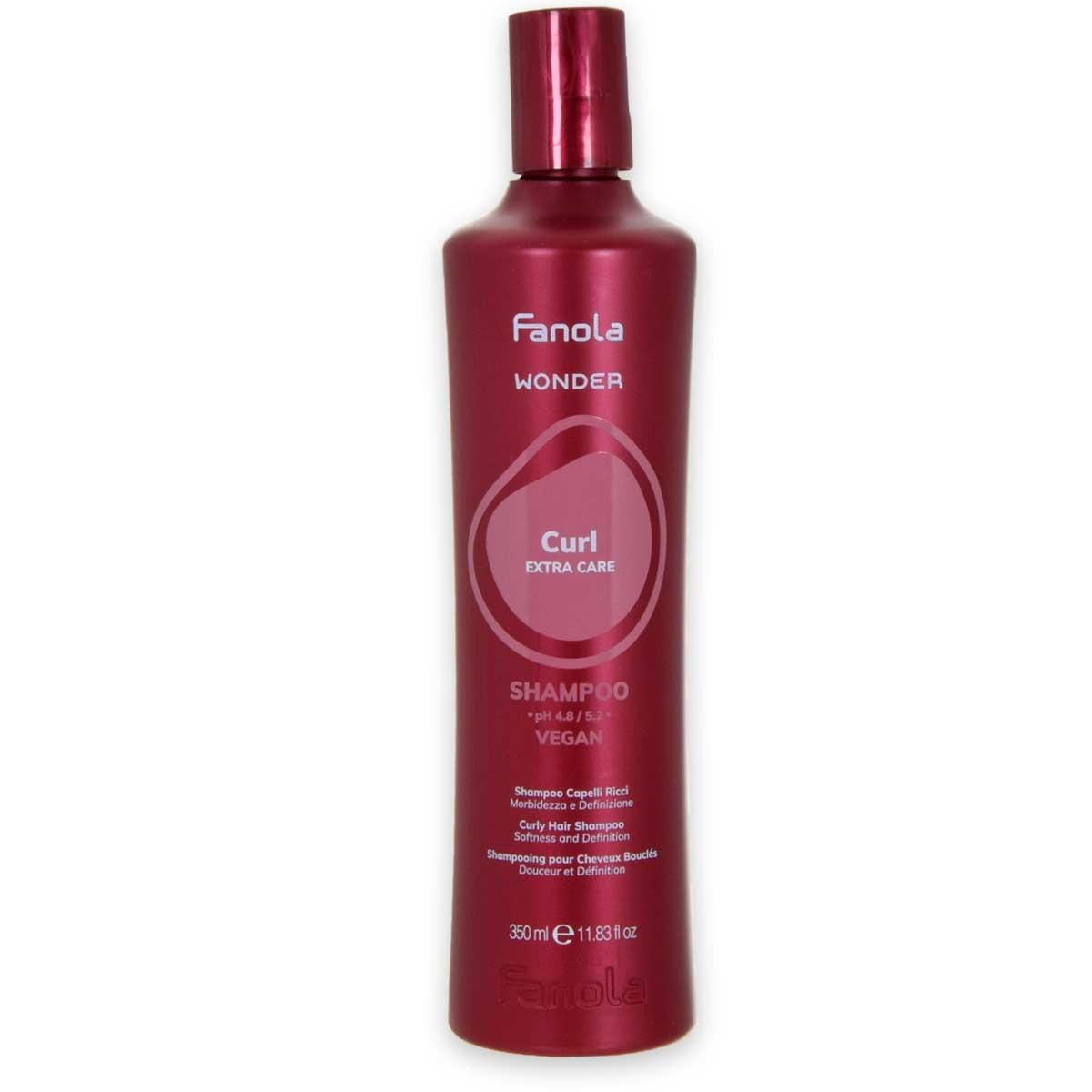 Fanola wonder curl shampoo capelli ricci morbidezza e definizione 350 ml