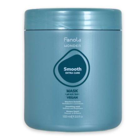 Fanola wonder smooth maschera lisciante morbidezza e lucentezza 1000 ml