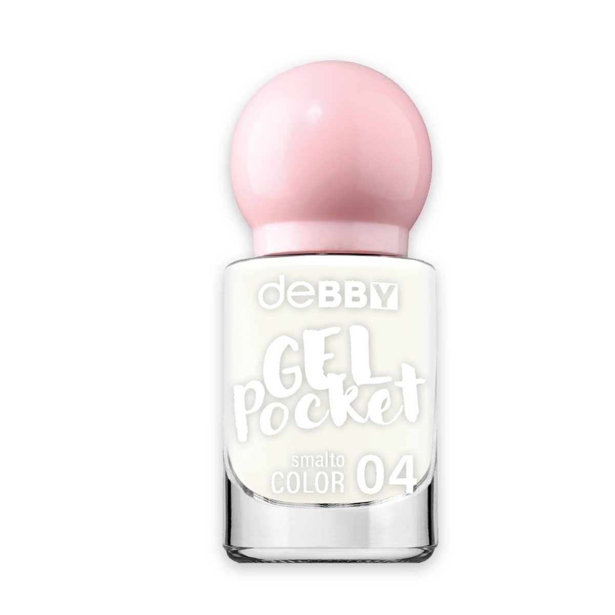 Debby smalto gel pocket  04 simply white 4,5 ml