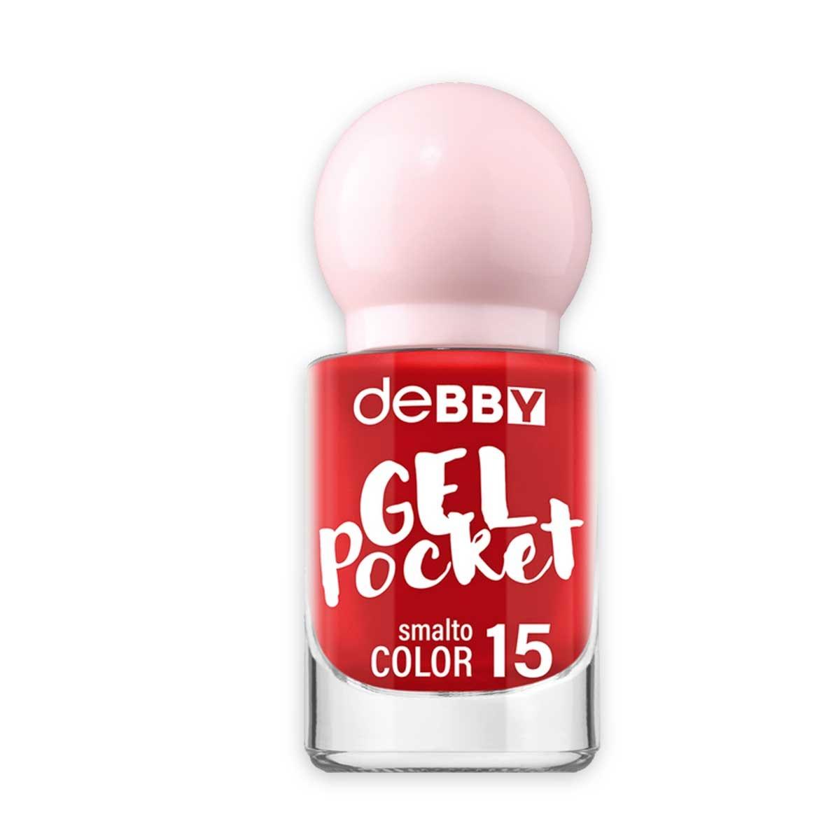 Debby smalto gel pocket  15 classic red 4,5 ml