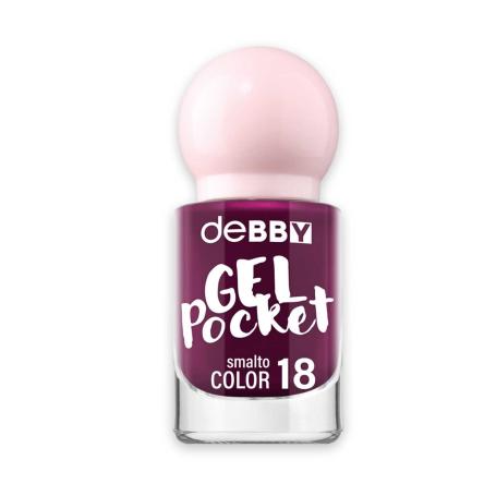 Debby smalto gel pocket  18 purple plum 4,5 ml