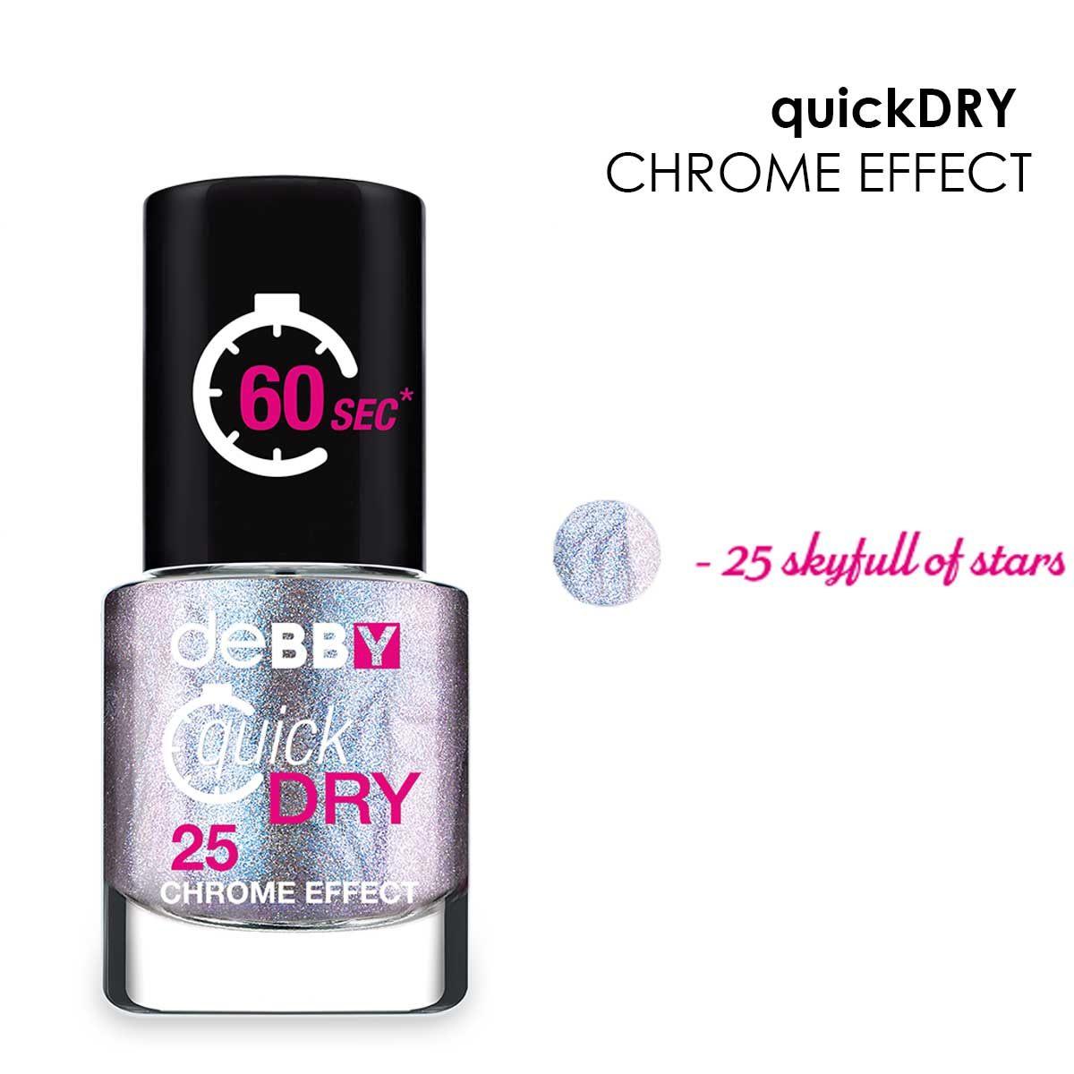 Debby smalto quick dry chrome 25 sky full of stars