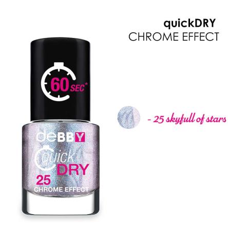 Debby smalto quick dry chrome 25 sky full of stars