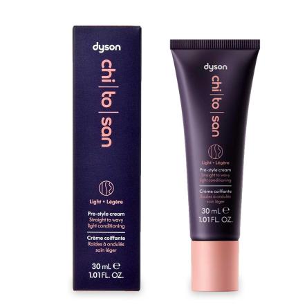 Dyson chitosan crema modellante, capelli lisci o mossi, trattamento leggero 30ml