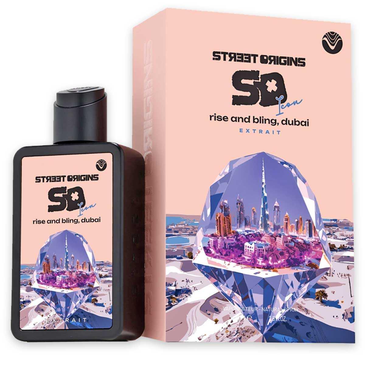 Street origins extrai de parfum 75 ml rise & bling dubai