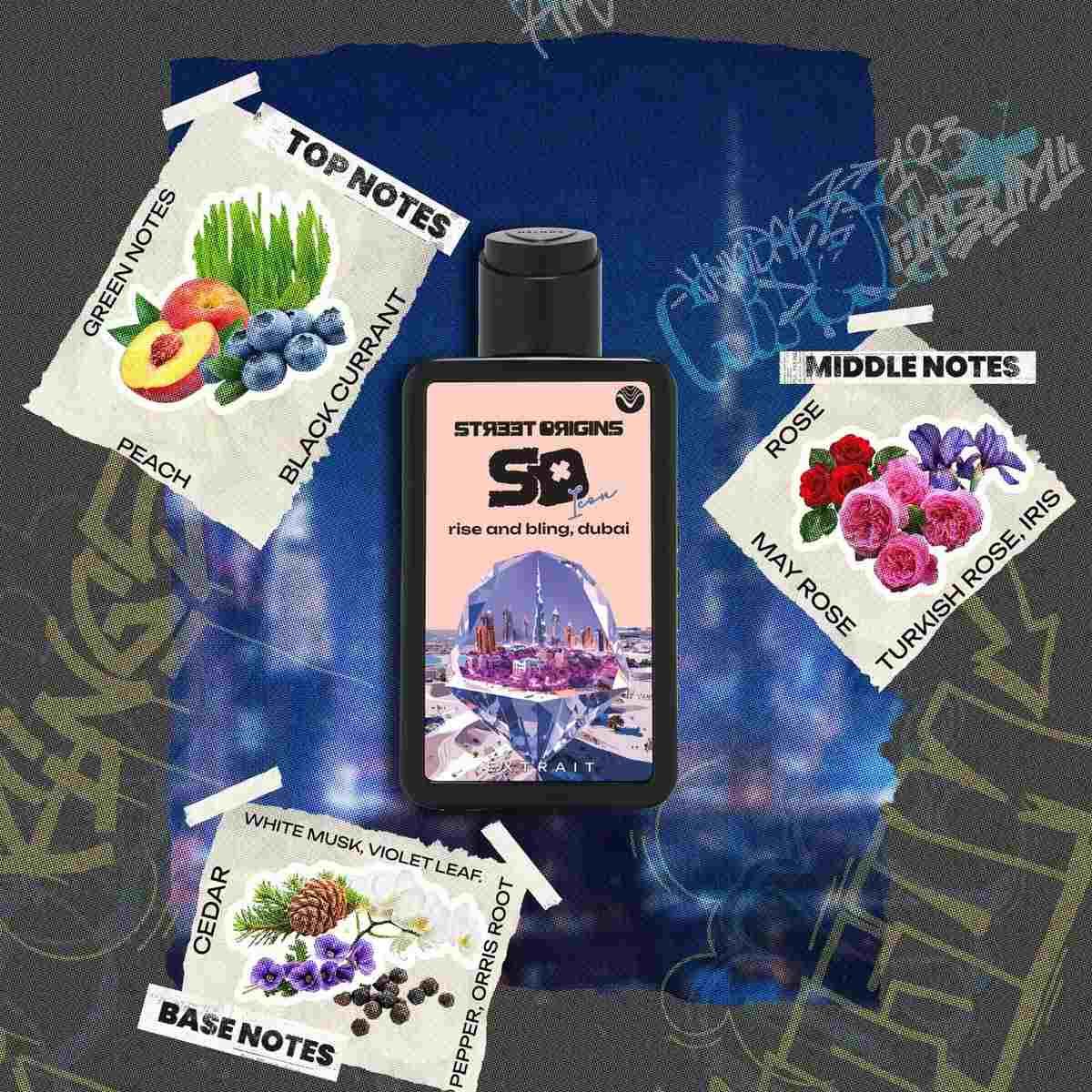 Street origins extrai de parfum 75 ml rise & bling dubai