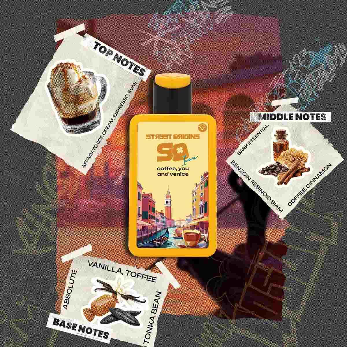 Street origins extrai de parfum 75 ml coffee, you & venice