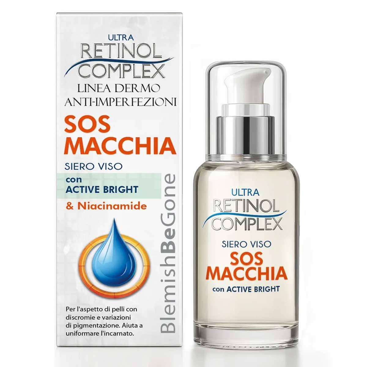 Retinol complex siero viso sos-macchia anti-imperfezioni 30 ml