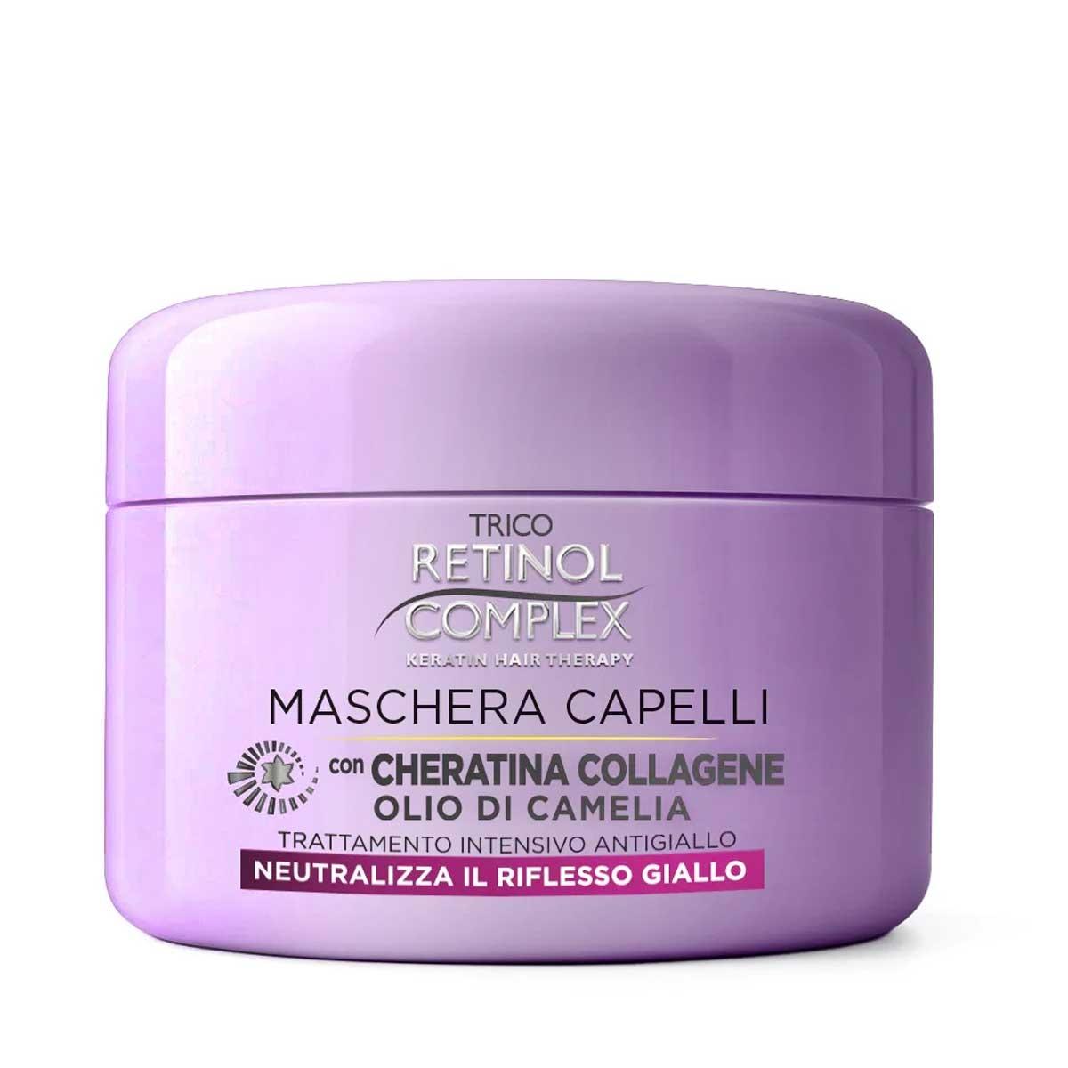Keratin complex maschera 300 ml antigiallo collagene & cheratina