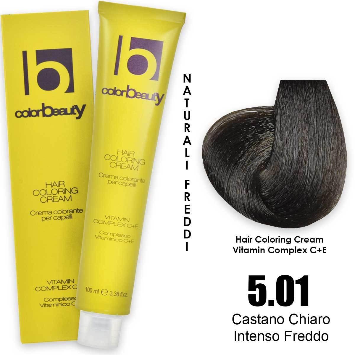 Edelstein colorbeauty tintura 100 ml n. 5.01 castano intenso freddo