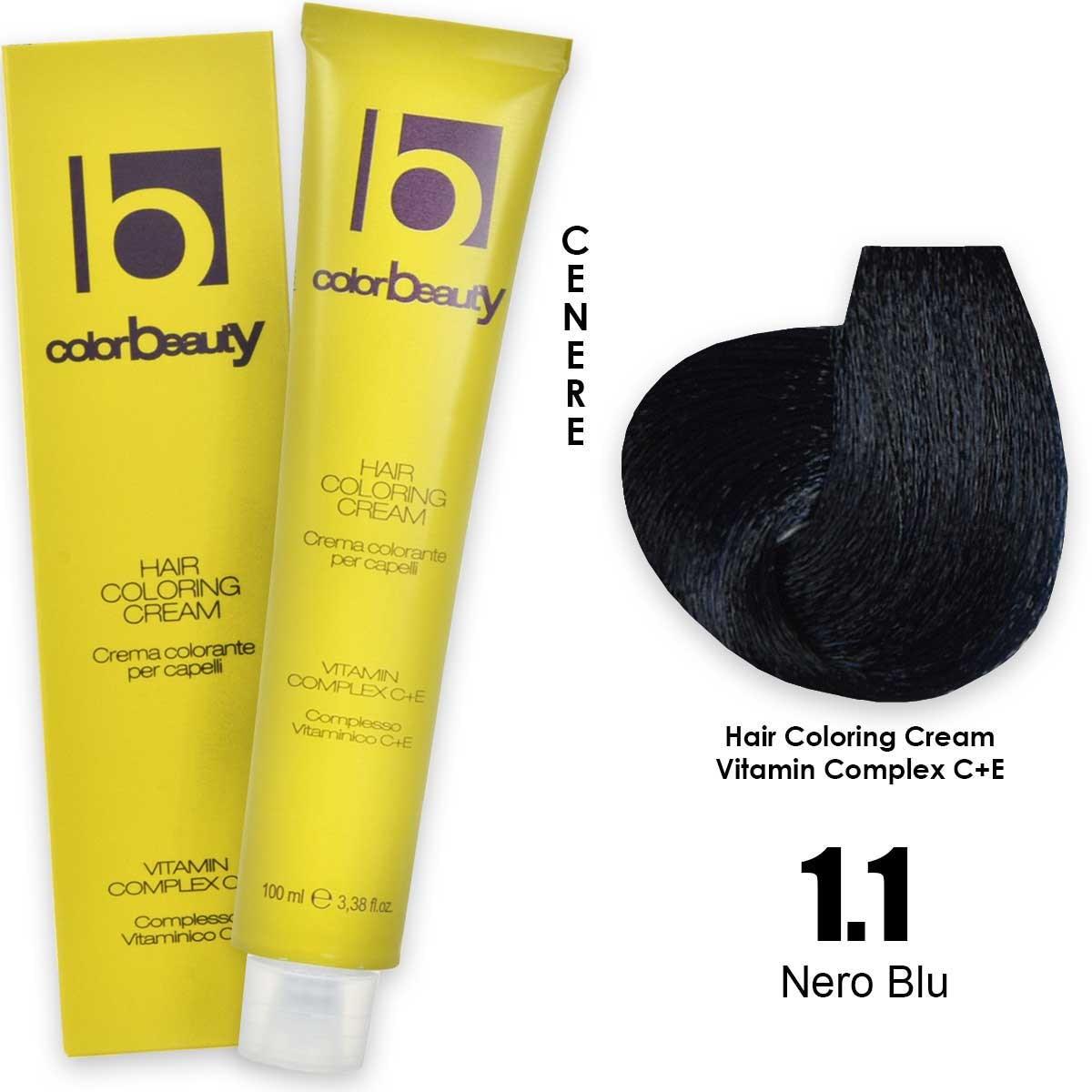 Edelstein colorbeauty tintura 100 ml n. 1.1 nero blu